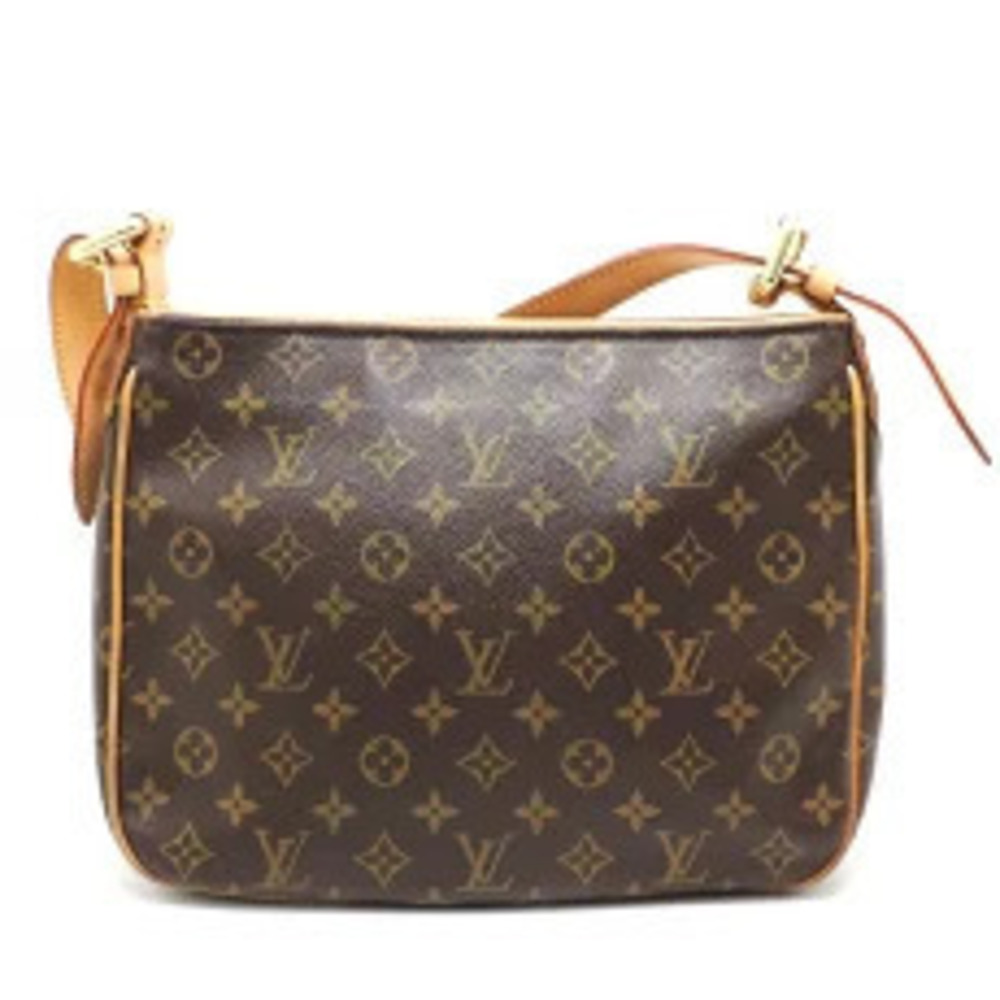 Louis Vuitton pad Monogram Brown Bag Ebene Hudson Shoulder Brown